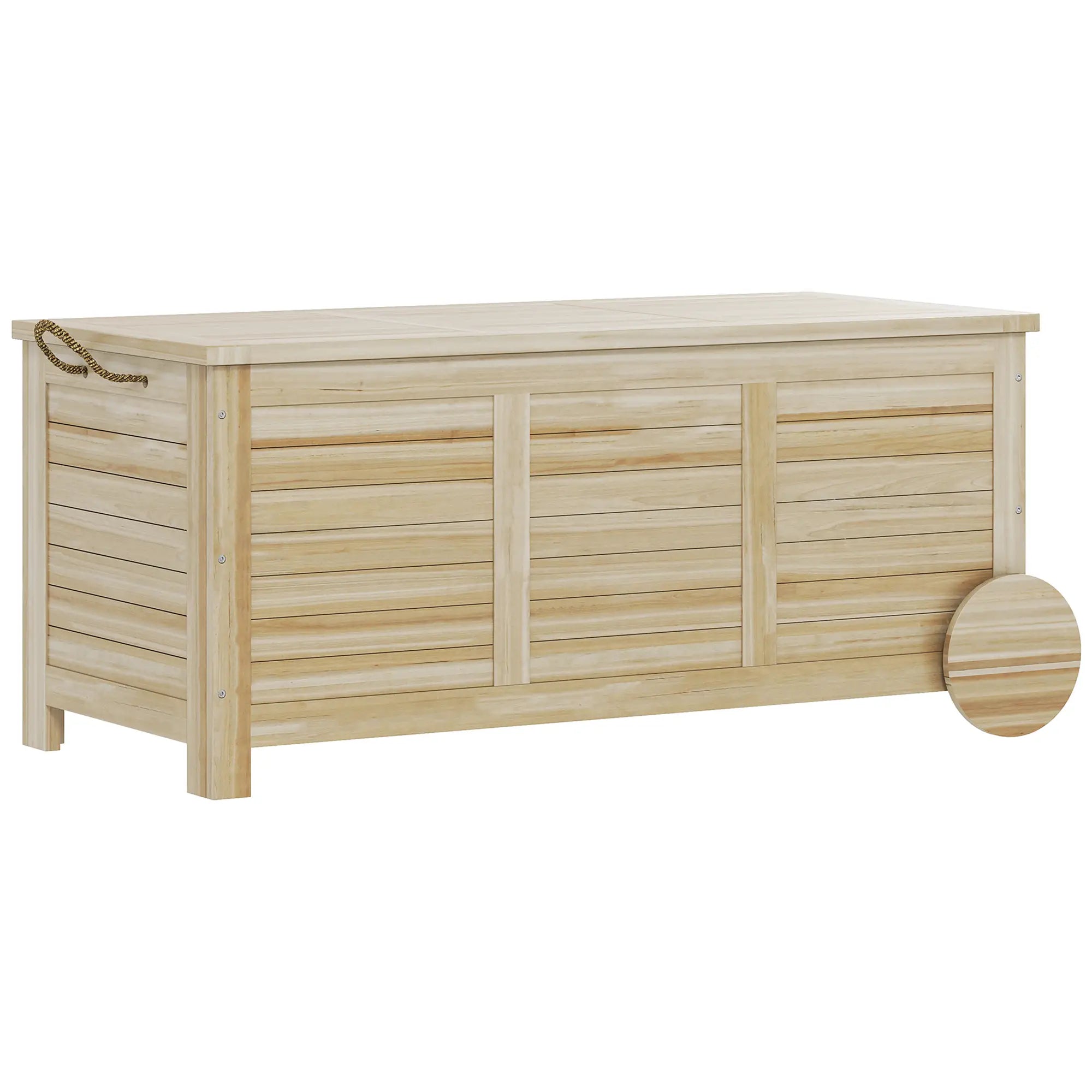 Nancy's Gessate Tuinkussenbox - Kussenbox - Opbergkist voor Buiten - Dennenhout - 110 x 50 x 50 cm