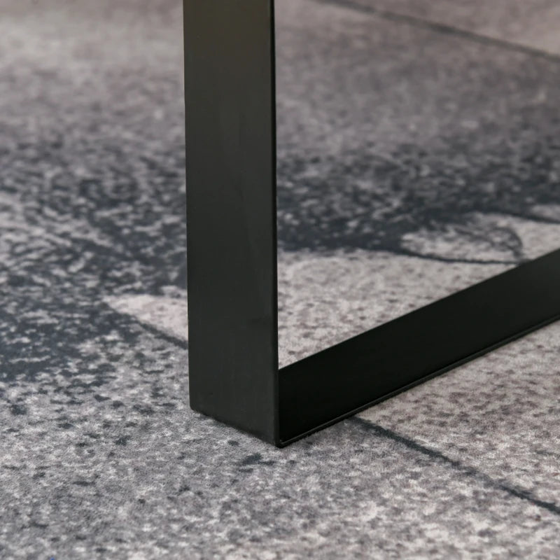 Nancy's Grovelas Salontafel - Koffietafel - Donkergrijs - Staal - 110 x 60 x 40 cm