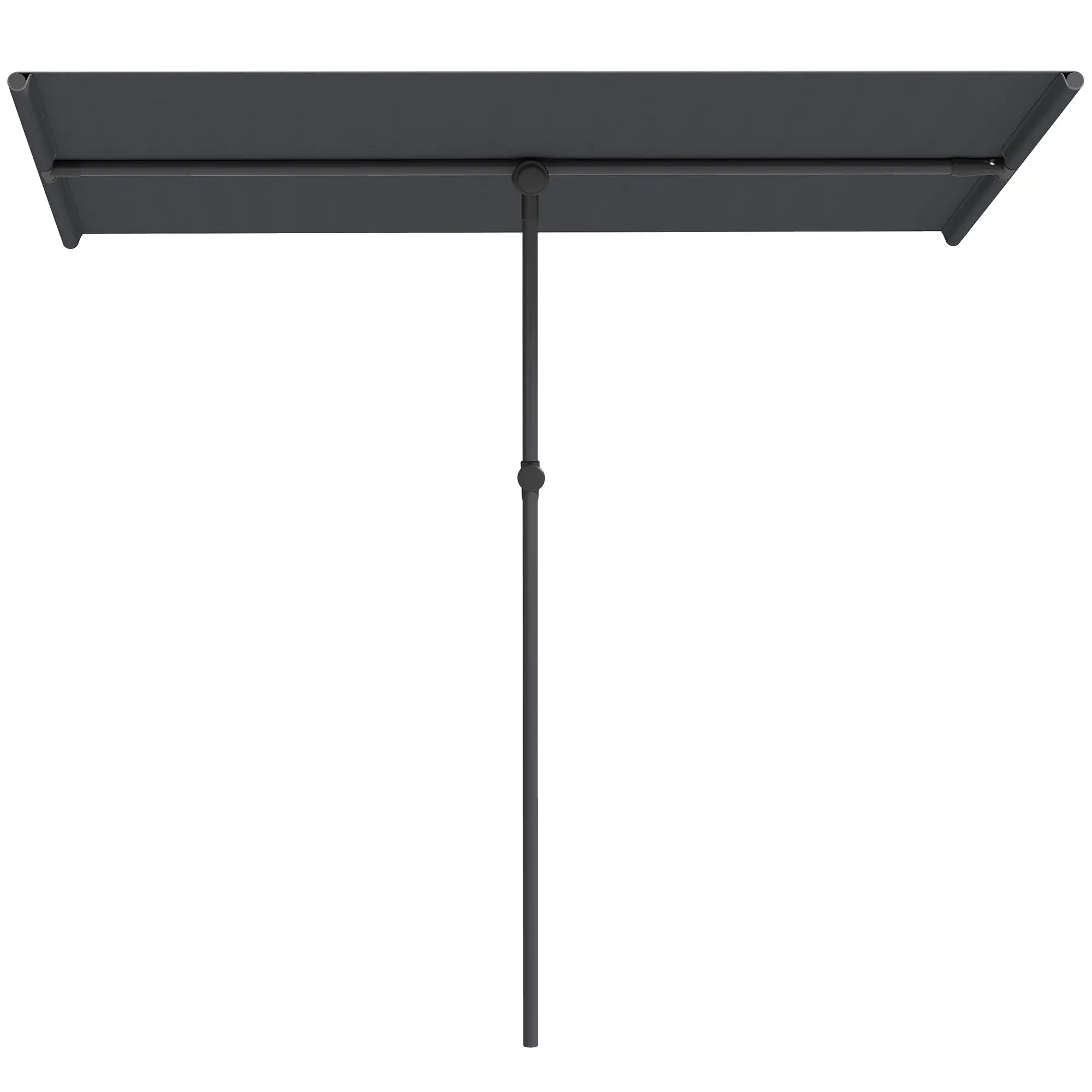 Nancy's Crecchio Parasol - Tuinparasol - Verstelbaar - Grijs - 150 x 205 x 120-215 cm