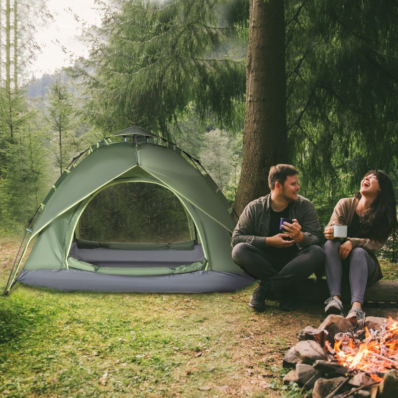 Nancy's Ariss Kampeertent - Strandtent - Camping tent - Groen - 210 x 210 x 140 cm