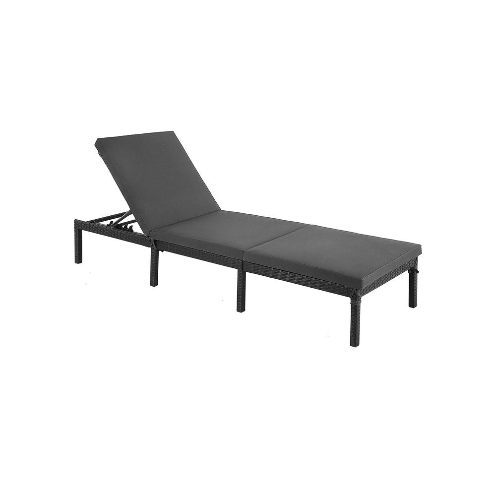 Nancy's Vagos Ligbed - Loungebed - Ligstoel - Zwart