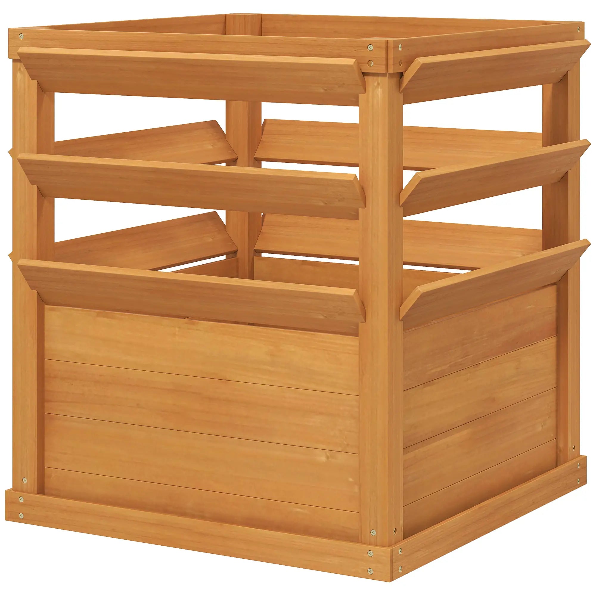Nancy's Guarcino Plantenbak - Bloembak - Dennenhout - ± 65 x 65 x 75 cm