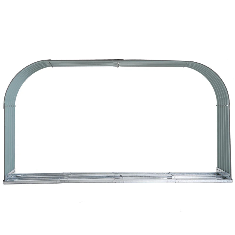 Nancy's Biella Haardhout Opslag - Haardhoutrek - Brandhoutrek - Grijs - Staal