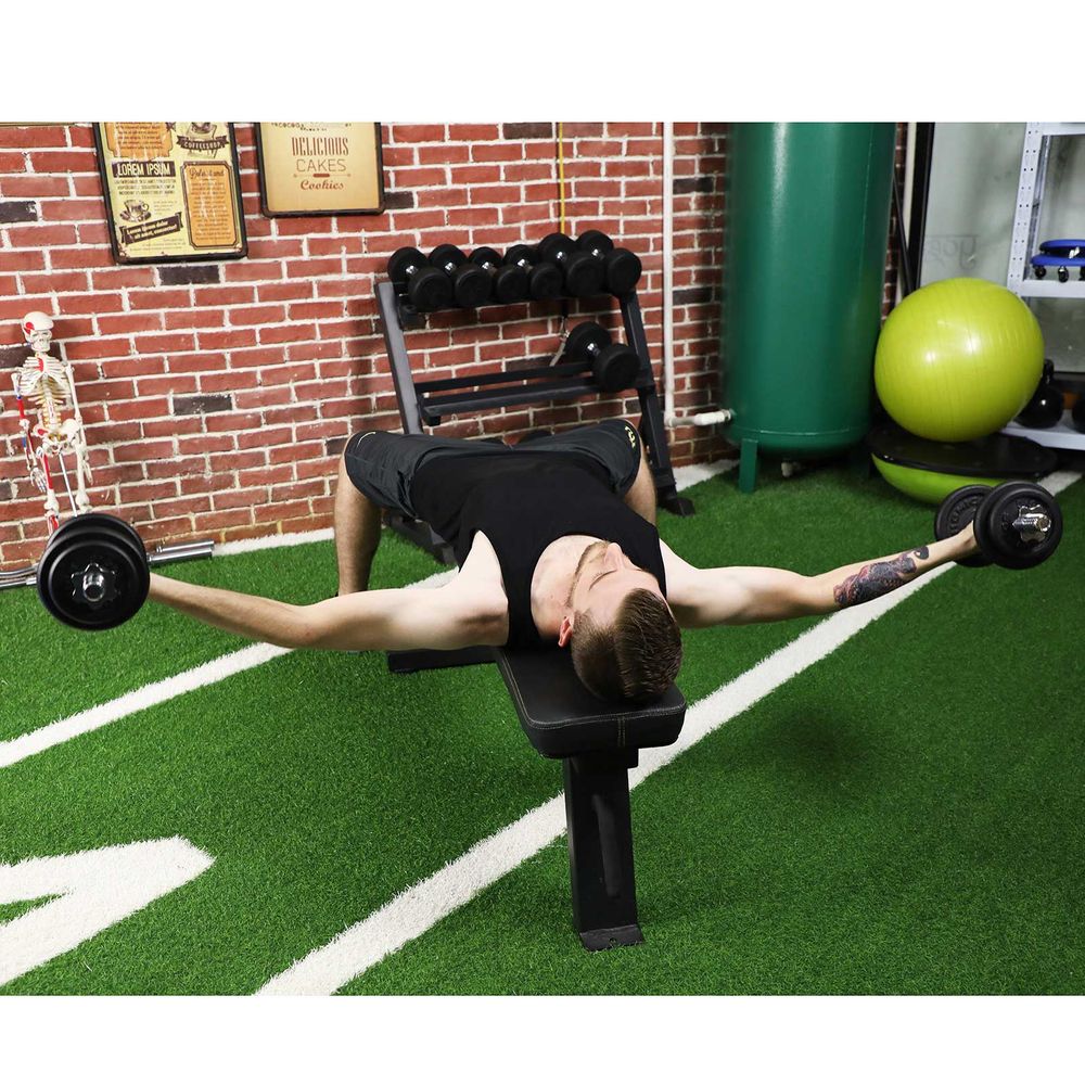 Nancy's Baraga set of 2 cast iron adjustable dumbbells - Dumbbell set