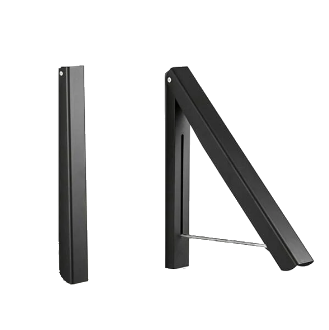 Milano Luxurious Étendoir pliable Cintre mural Noir