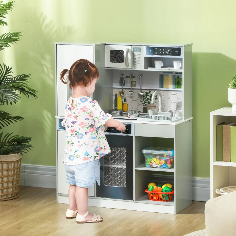 Nancy's Noceto Kinderkeuken - Speelkeukentje - Speelgoed keuken - Wit