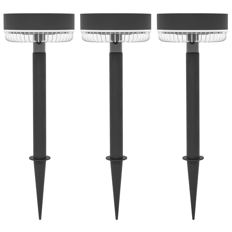 Nancy's Alpedriz Tuinverlichting - Solar - Tuinlichten - Zonne-energie - Zwart - ± Ø 15 x 40 cm