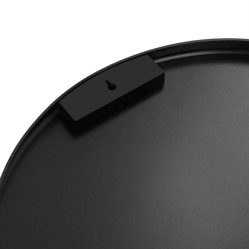 Nancy's Boivao Badkamerspiegel - Zwart - Rond - Ø 76 cm