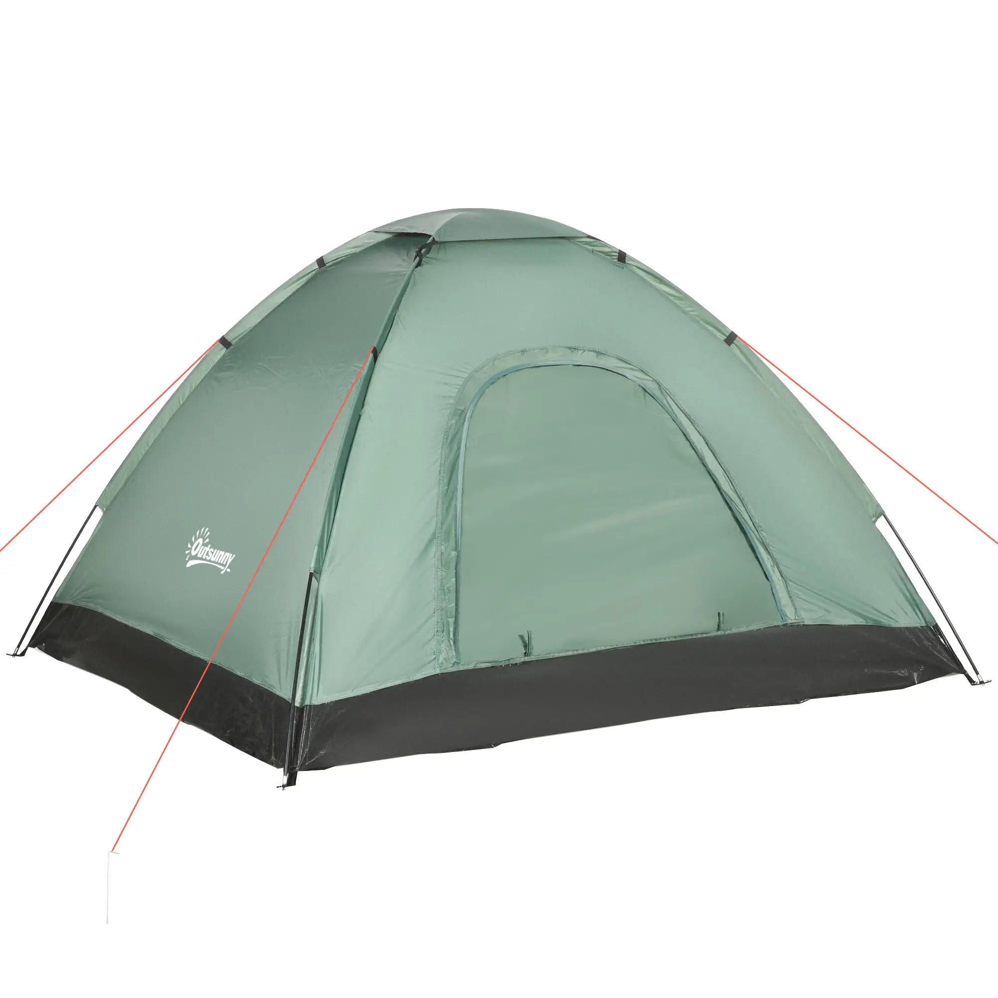 Nancy's Gattico Kampeertent - Campingtent - 2-Persoons - Groen - ± 205 x 185 x 120 cm