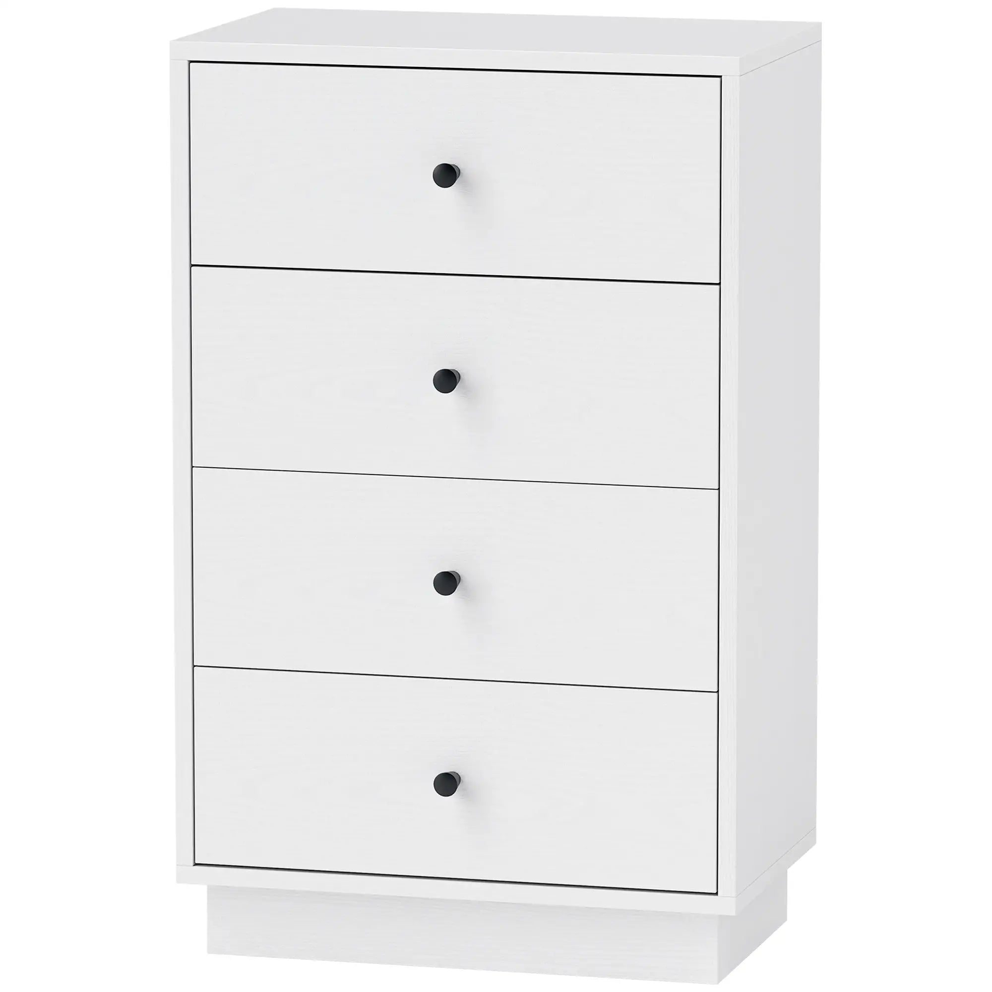 Nancy's Fossacesia Commode - Dressoir - Opbergkast - Wit - ± 45 x 30 x 75 cm