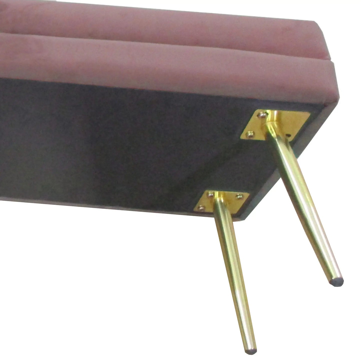 Nancy's Lavagna Bankje - Opbergbank - Roze - Polyester - ± 80 x 35 x 45 cm