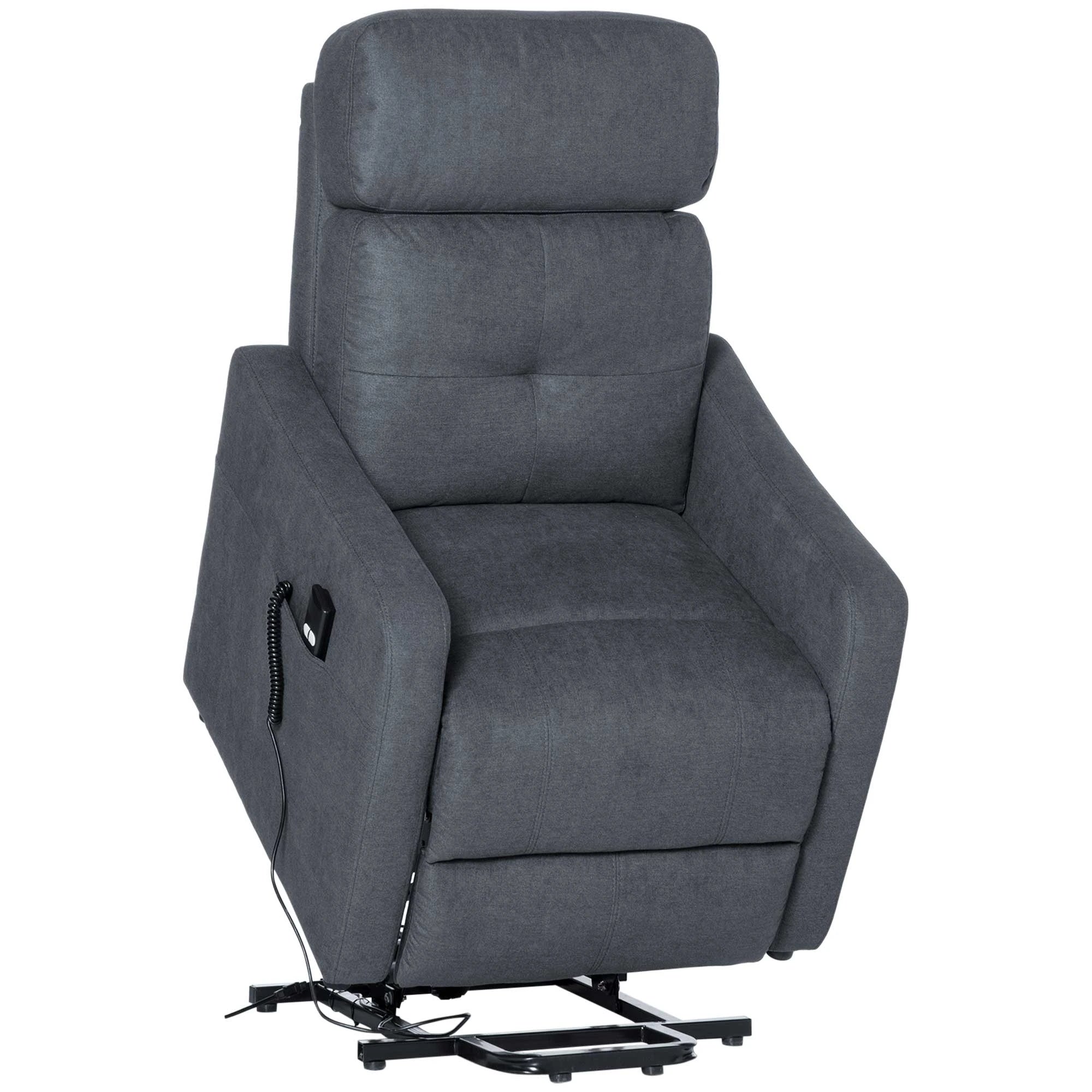 Nancy's Soalheira Sta op stoel - Opsta stoel - Senioren stoel - Relaxfauteuil - Grijs