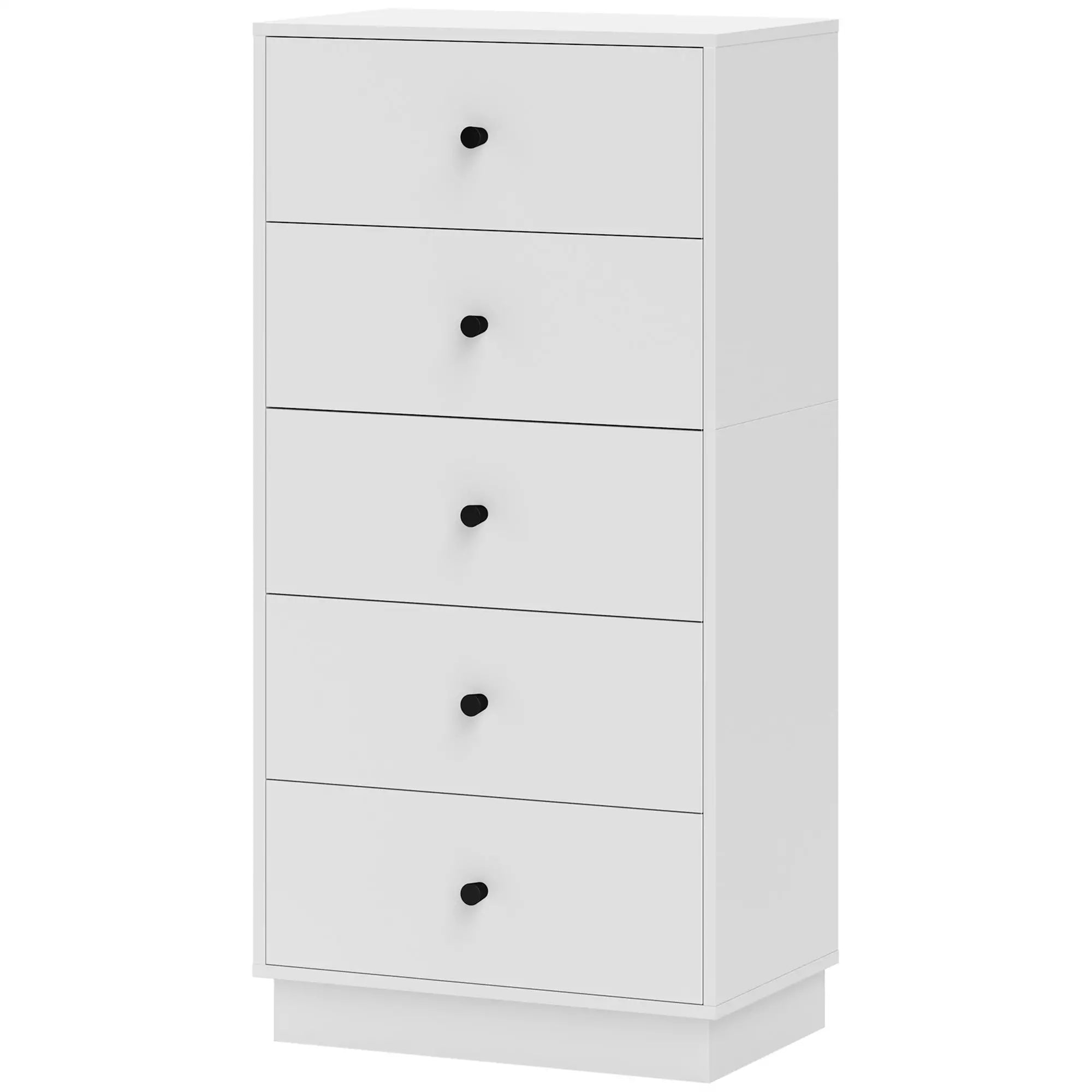 Nancy's Fossalon Commode - Dressoir - Opbergkast - Wit - ± 45 x 30 x 95 cm