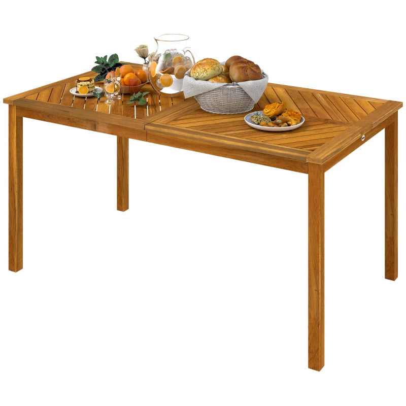Nancy's Guardea Tuintafel - Eettafel voor Buiten - Acaciahout - 150 x 85 x 75 cm
