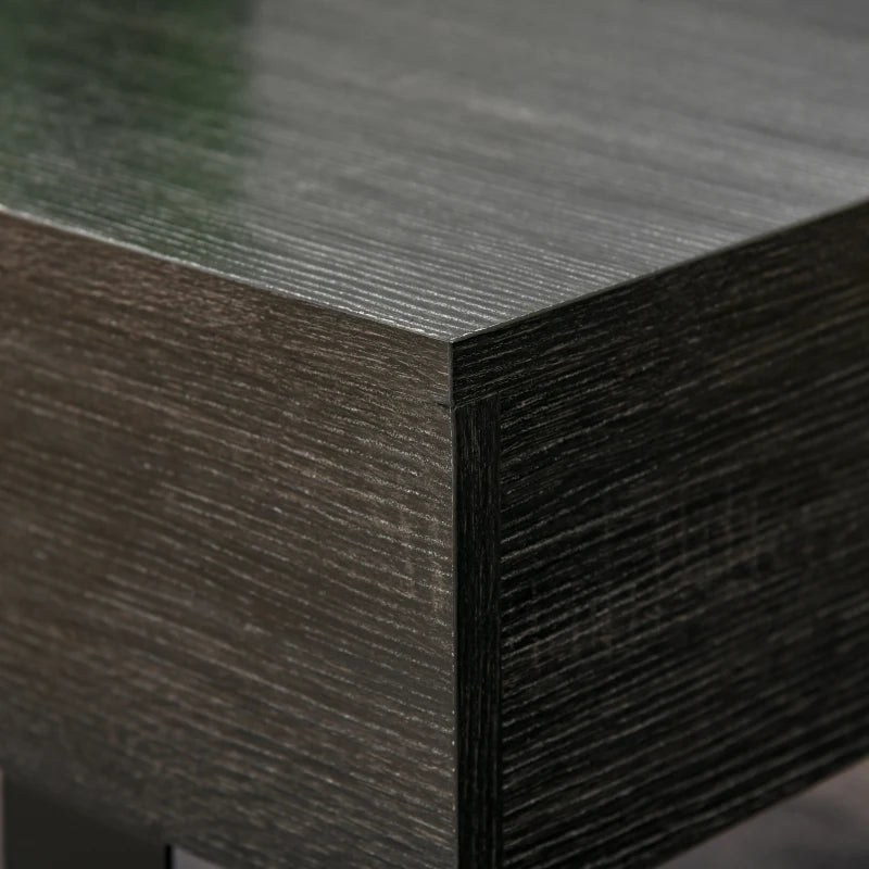 Nancy's Grovelas Salontafel - Koffietafel - Donkergrijs - Staal - 110 x 60 x 40 cm