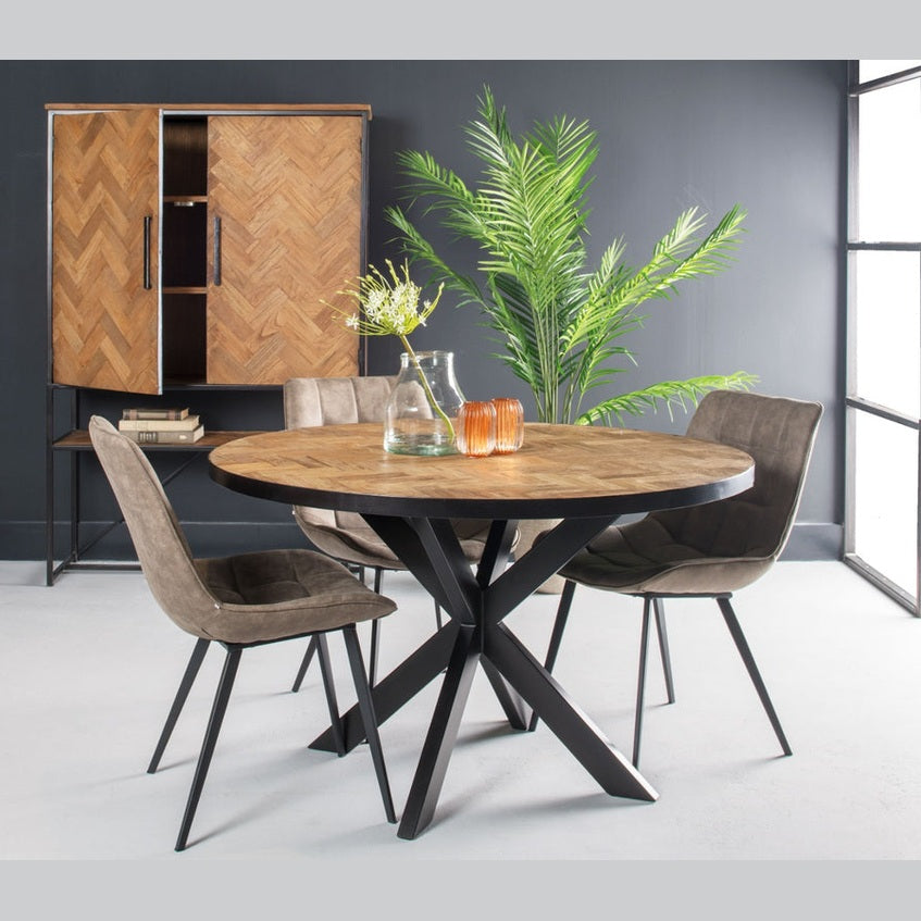 Livingfurn Wandkast Accent - Teakhout - Naturel