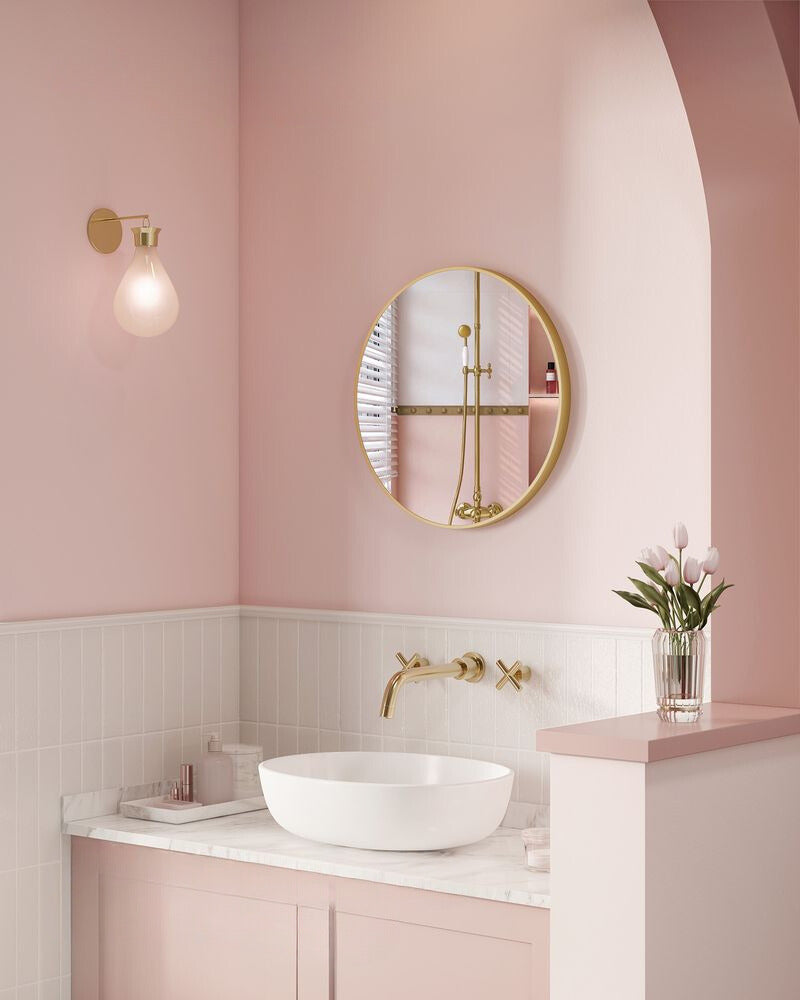 Nancy's Farnham Mirror - Gold - Modern - 61 cm