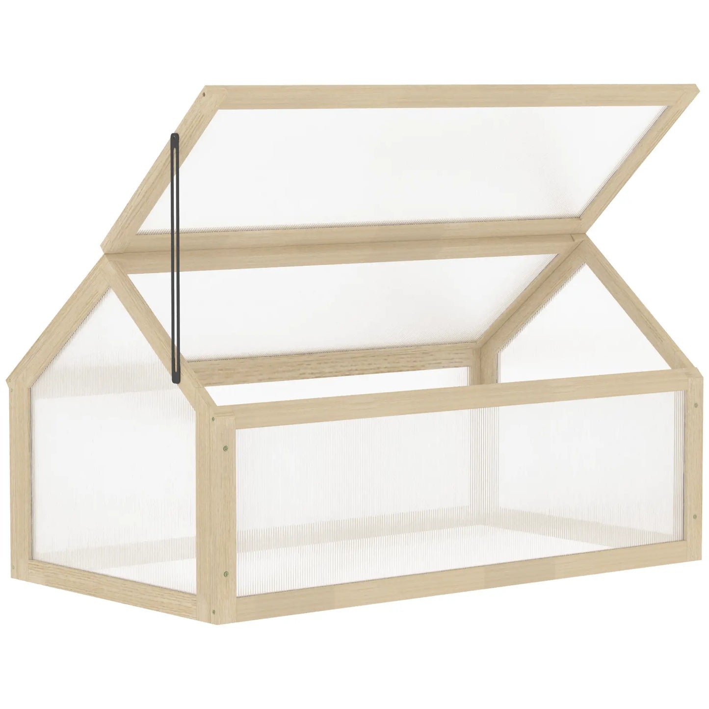 Nancy's Centobuchi Kweekkas - Plantenkas - Tuinkas - Dennenhout - ± 90 x 50 x 50 cm