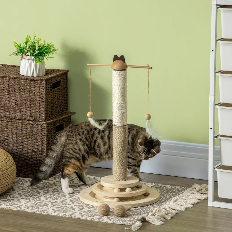 Nancy's Vilanrandelo Cat Toys - Jouet pour chat - Arbre à chat - Bois naturel