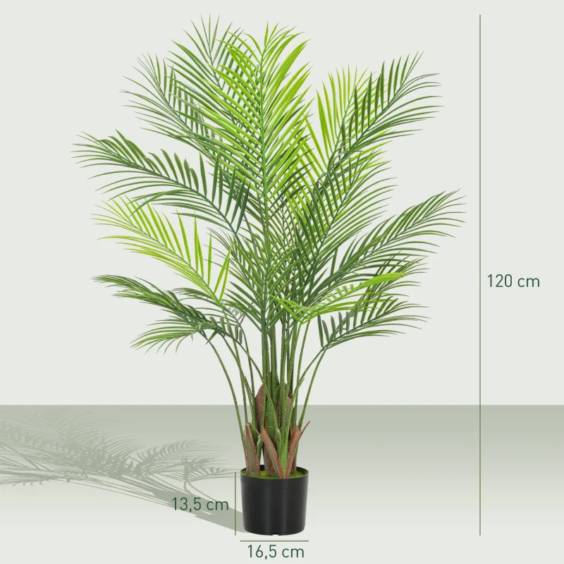 Nancy's Medicina Kunstplant - Kunstpalm - Areca Palm - Groen - 120 cm hoog
