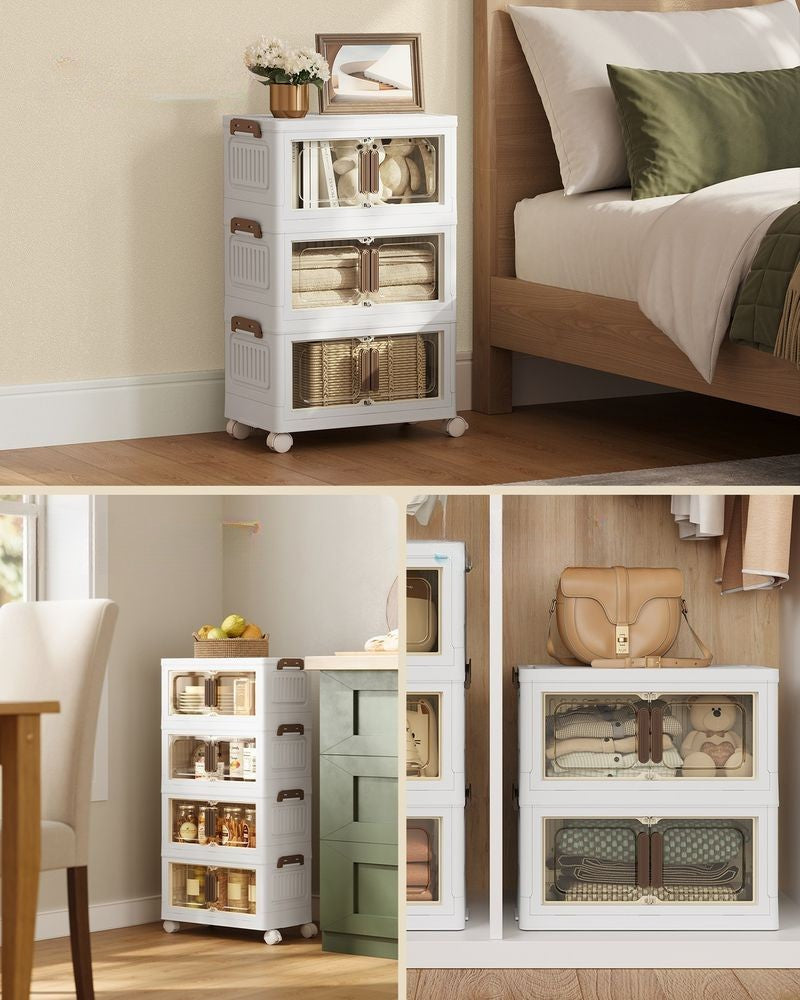 Nancy's Pragelato Opbergbox - Organizer - Veelzijdig - Kunststof - ± 45 x 25 x 90 cm