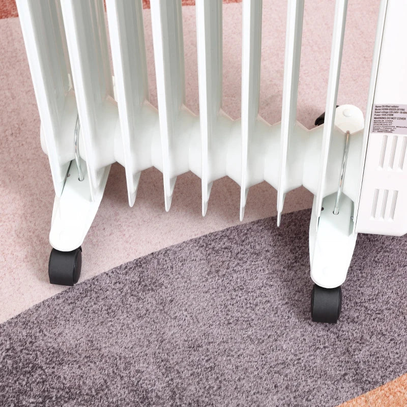 Nancy's Montes Oliekachel - Heater - Kachel - Verwarming - Drie standen - Timer - Wit