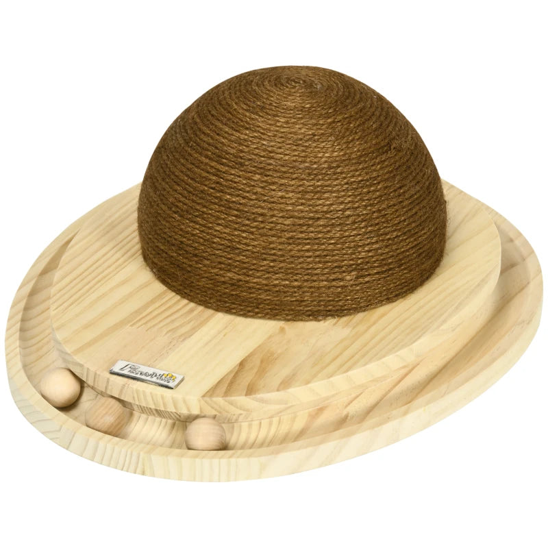 Jouet pour chat Nancy's Merceana - Jouet pour chat - 2-en-1 - Naturel - Bois de pin