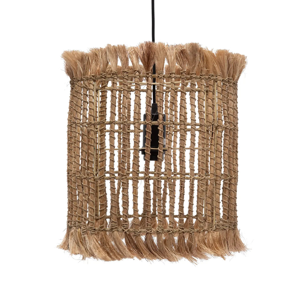 Nancy's Abaca Bird Cage Hanglamp - Naturel - Abaca Gras