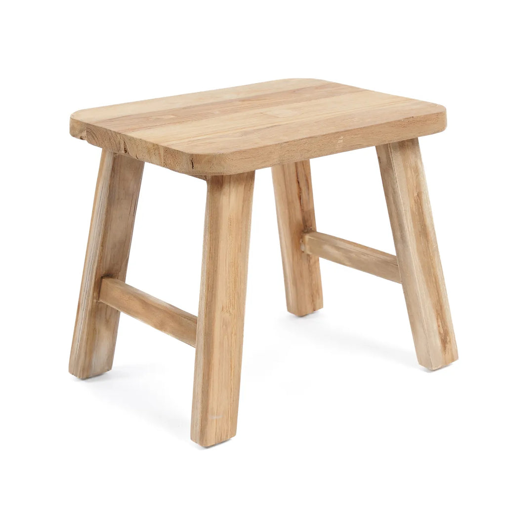 Nancy's Quincy Kruk - Naturel - Teak hout - ± 40 x 30 x 35 cm