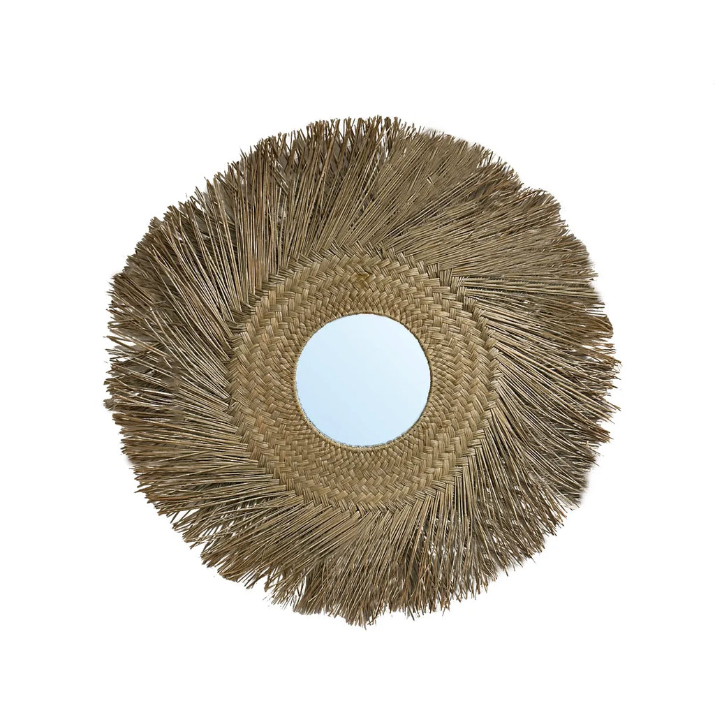 Nancy's Rotan Spiegel - Naturel - Ø 65 cm