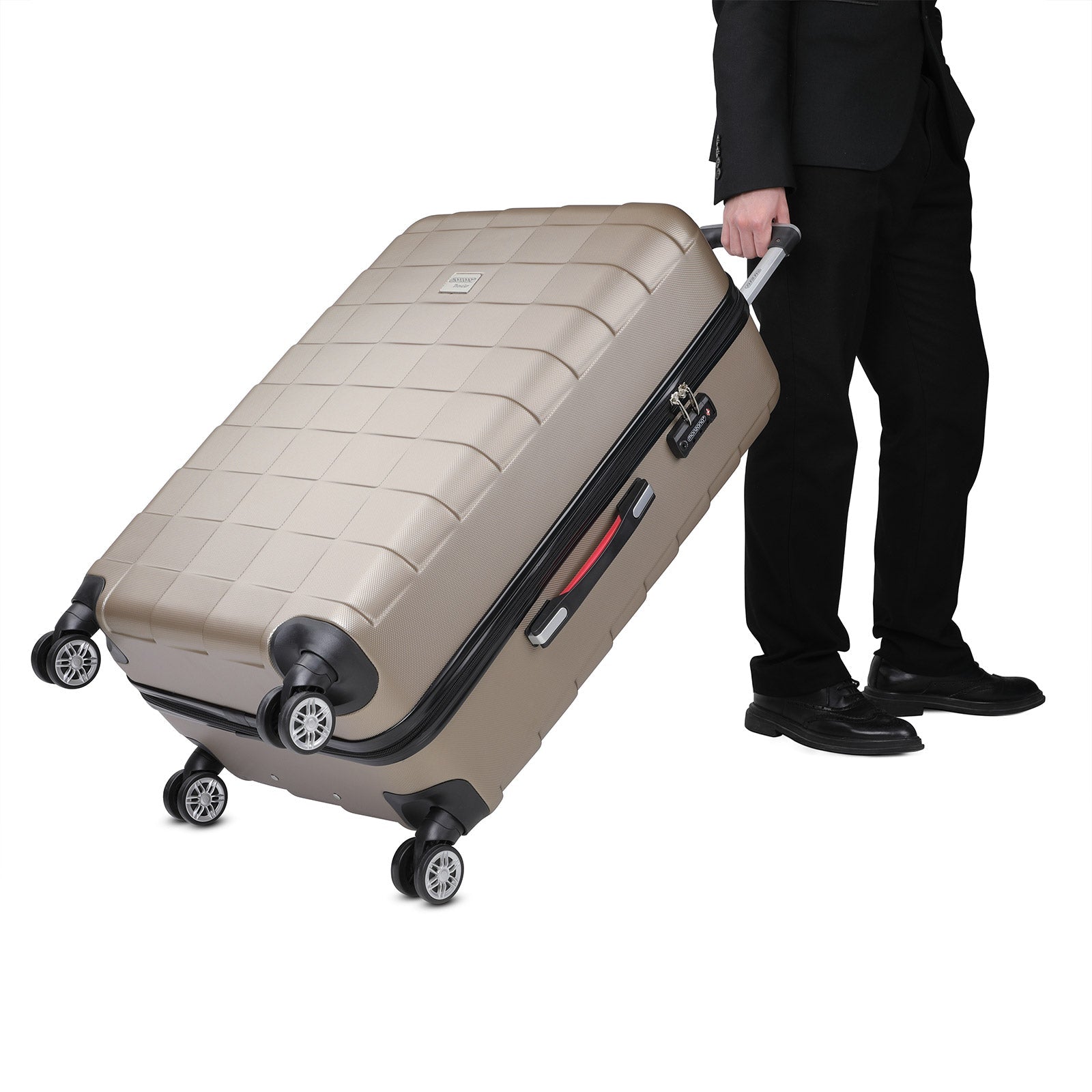 Nancy's Union Grove Koffer - Reiskoffer - Hardcase - Extra Riemen - Praktisch Netvak - Met TSA-Cijferslot - 76 x 51 x 30 cm