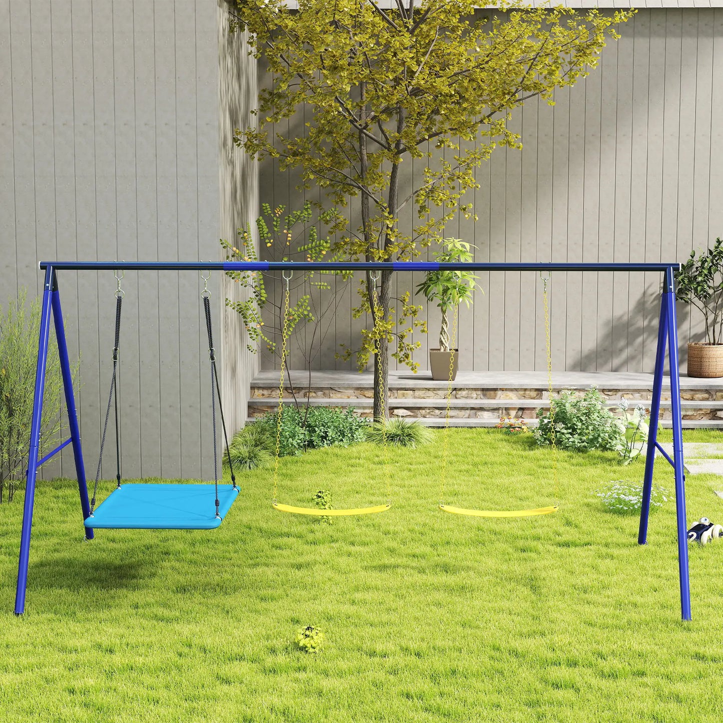 Nancy's Dovadola Speeltoestel - Speelset - Schommelset - Kinderschommel - ± 365 x 180 x 185 cm