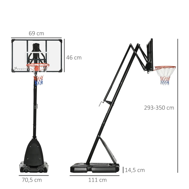 Nancy's Balburo Basketbalstandaard - Basketbalring - Basketbalpaal - In Hoogte Verstelbaar