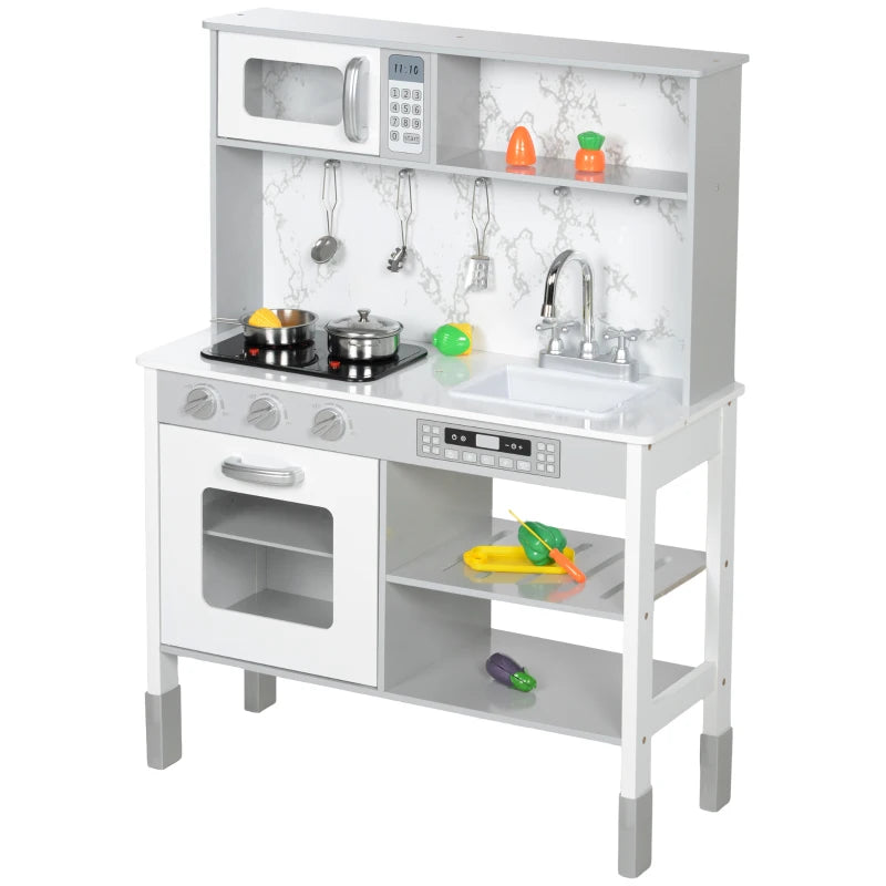 Cuisine pour enfants Nancy's Quelfes - Cuisine jouet - Accessoires inclus - Blanc