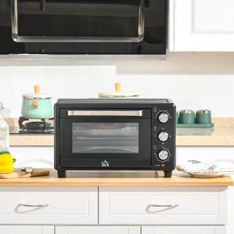 Four Amandola de Nancy - Mini four - Four de cuisson - 21 Litres - Noir - Accessoires inclus