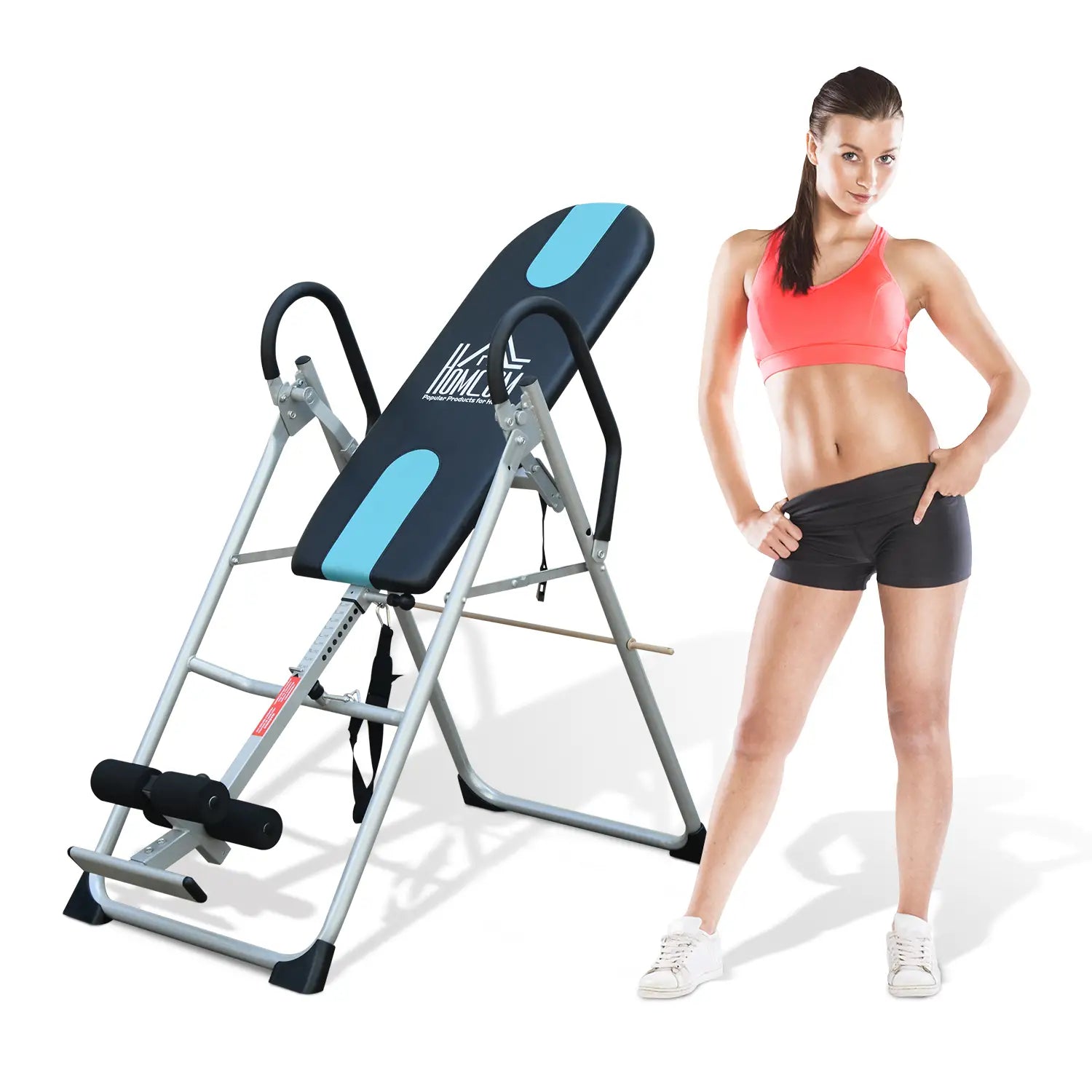 Nancy's Giglio Campese Trainingsbank - Fitnessbank - Opvouwbaar - Zilver / Blauw / Zwart
