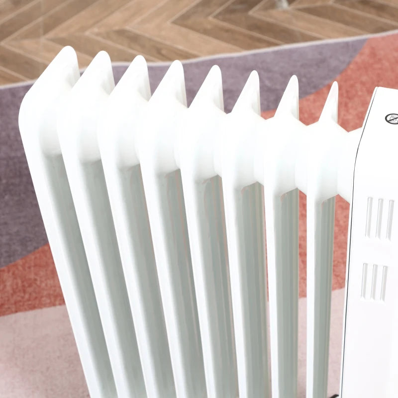 Nancy's Montes Oliekachel - Heater - Kachel - Verwarming - Drie standen - Timer - Wit
