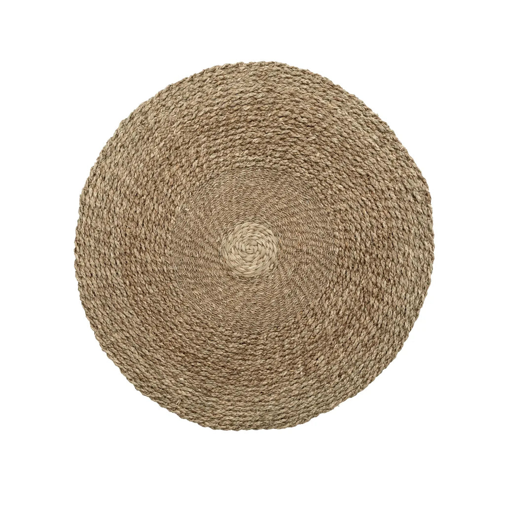 Bazar Bizar Mekong River Tapijt - Naturel - Zeegras - Ø 90 cm