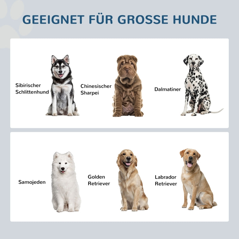 Nancy's Bay City Voederstation, 2 voerbakken, elk 2 liter, roestvrij staal, met lade, voor grote honden
