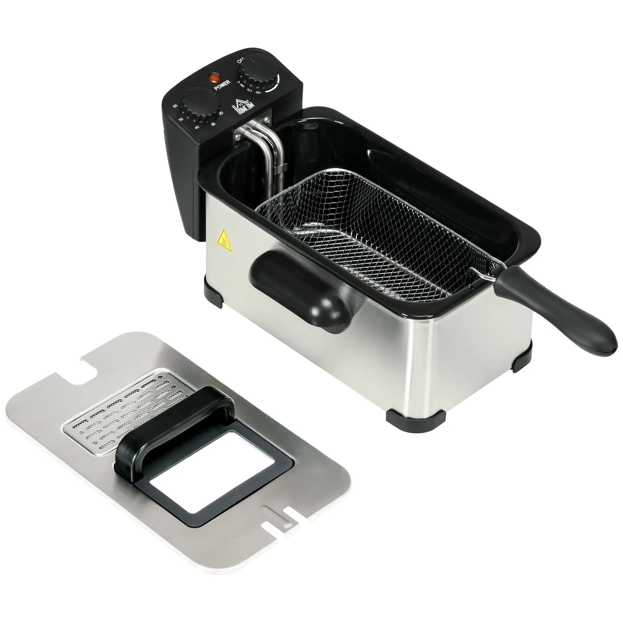 Nancy's Leggiuno Friteuse - Frituur - Zwart - RVS