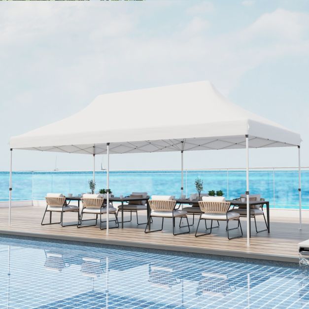 Nancy's Assentis Partytent - Paviljoen - Wit - 300 x 600 cm