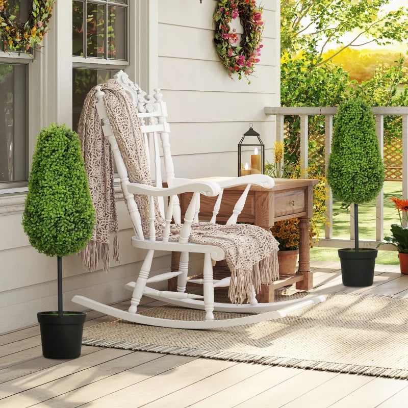Nancy's Medeazza Kunstplanten - Traanvorm - Set van 2 - Groen - 90 cm hoog