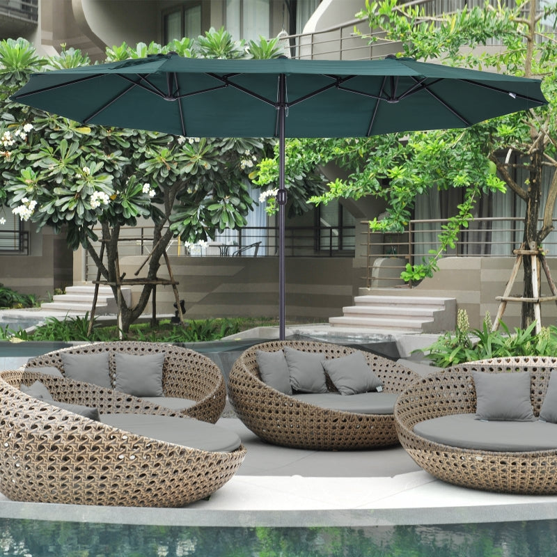 Parasol du lac Alba de Nancy - Vert - ± 460 x 270 cm
