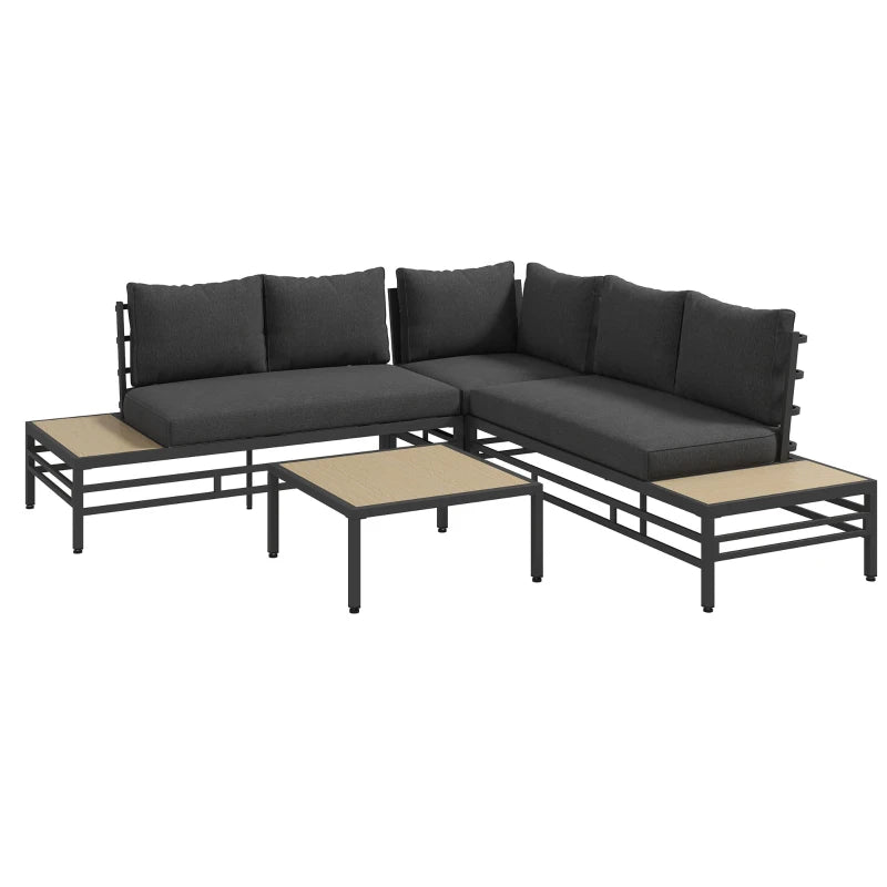 Nancy's Frielas Loungeset - Loungebank - Tuinset - Lounge Set - Grijs