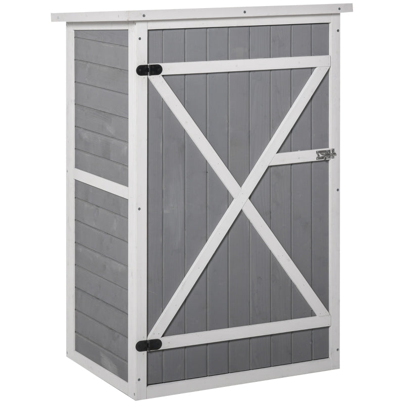 Nancy's Leek Garden cupboard - Shed - Storage shed - Gray - Spruce