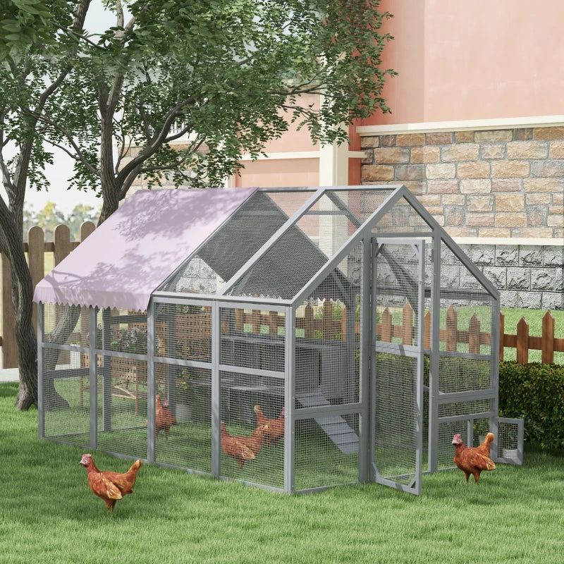 Poulailler Viariz de Nancy - Poulailler - Bois de pin - ± 280 x 185 x 190 cm