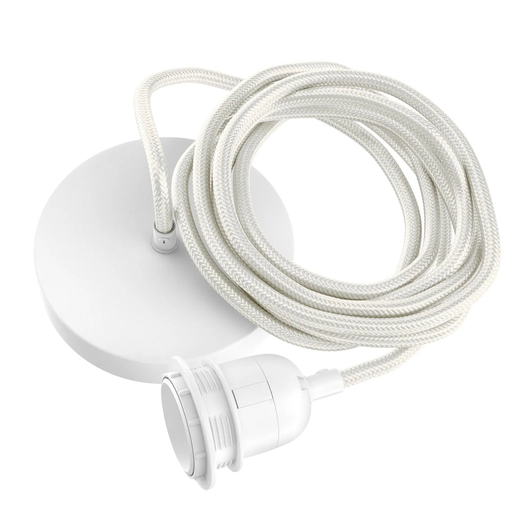 Bazar Bizar Lampfitting voor Plafond - Wit - 1 Fitting - 40W - E27 - 250 cm