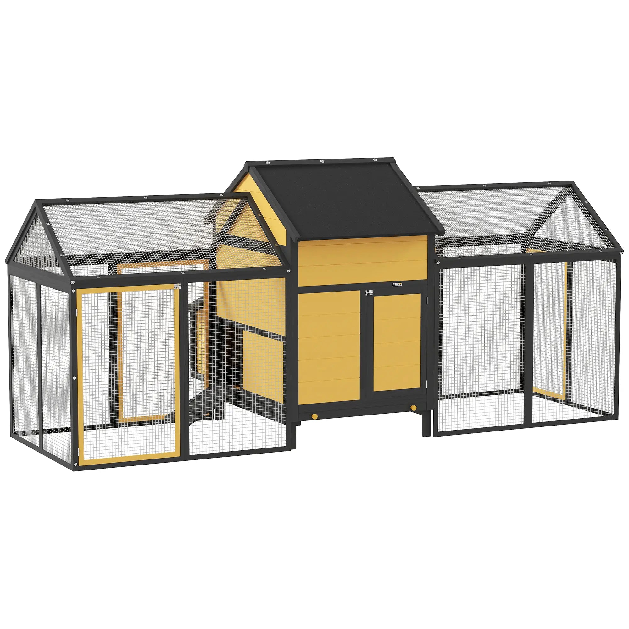 Nancy's Iesolo Kippenhok - Kippenren - Spar - ± 245 x 125 x 115 cm