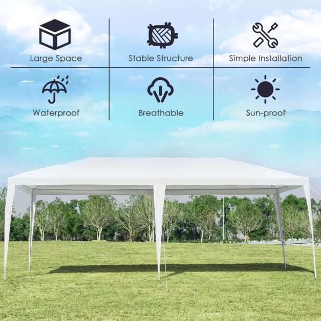Nancy's Meia Via Partytent - Paviljoen - Wit - 300 x 600 cm