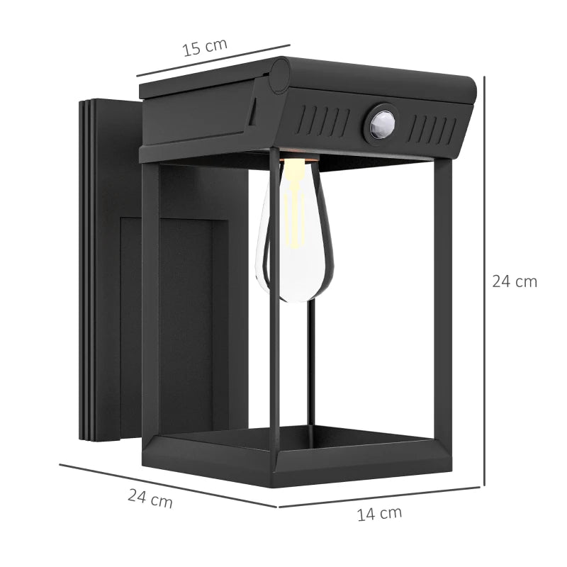 Nancy's Bismula Tuinverlichting - Tuinlamp - Zonne-energie - Met bewegingssensor - Zwart